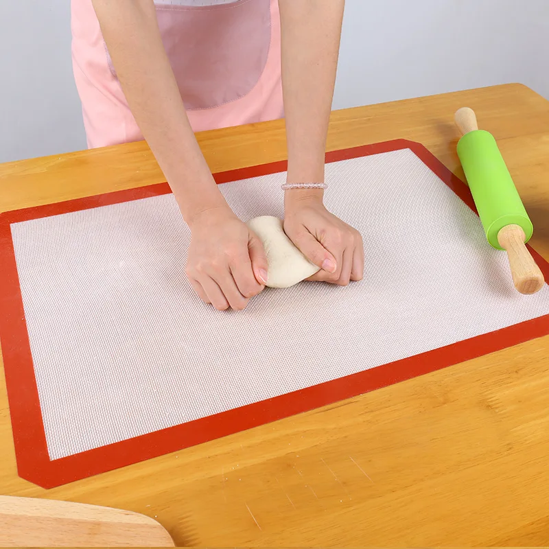 Silicone Baking Mat, Bake Pans Liners, Perfect for Macaron/Pastry/Cookie/Bun/Bread Making