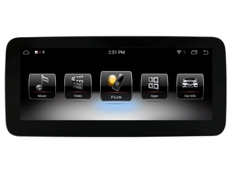 Excellent AVGOTOP Big screen Android 7.1/Android 9.0 GPS Car Radio DVD Player for MERCEDES-BENZ C-class W204/S204 2014-2017 (NTG5.0) 28