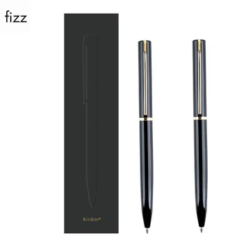 

Fizz Gel pen 0.5mm Black signature pen Water-based pen Office stationery metal pen Replaceable refill