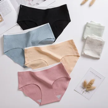 

sexy panties cotton womens underwear seamless comfort underpants brief set knickers intimates lingerie dropshipping 3 pcs/lot