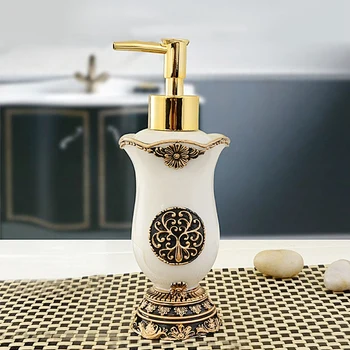 

Classic Retro Royal Handmade Lotion Dispenser Resin Bath Room Accessory Soap Dispenser for Kitchen Bathroom 180Ml