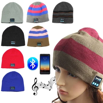 

Wireless Headphone Beanie Winter Knitting Beanie Cap with Bluetooth Earphones Built-in Microphone