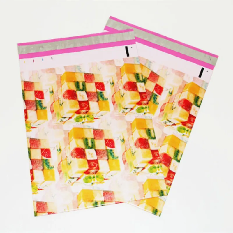

Creative Magic Cube Fruit Plastic Envelope Bag Self-seal Adhesive Courier Storage Bag Poly Mailer Gift Box Toys Packaging Bags