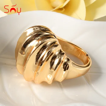 

Sunny Jewelry Big Ring 2020 New Design High Quality Copper Ring Jewelry For Women Cocktail Ring For Party Daily Wear Simple