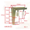 Sliding gate upper guide nylon roller bracket ,Gate Upper Guide Roller Bracket. 1/lot ► Photo 2/4