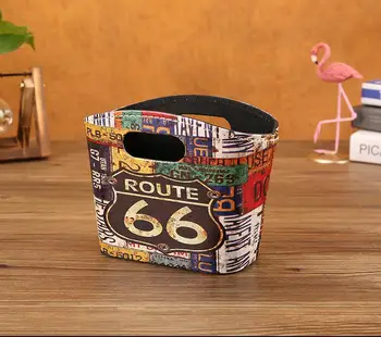 

Retro Style Storage Basket Waterproof Portable Laundry Dirty Clothes Sundries Underwear Storage Organizer