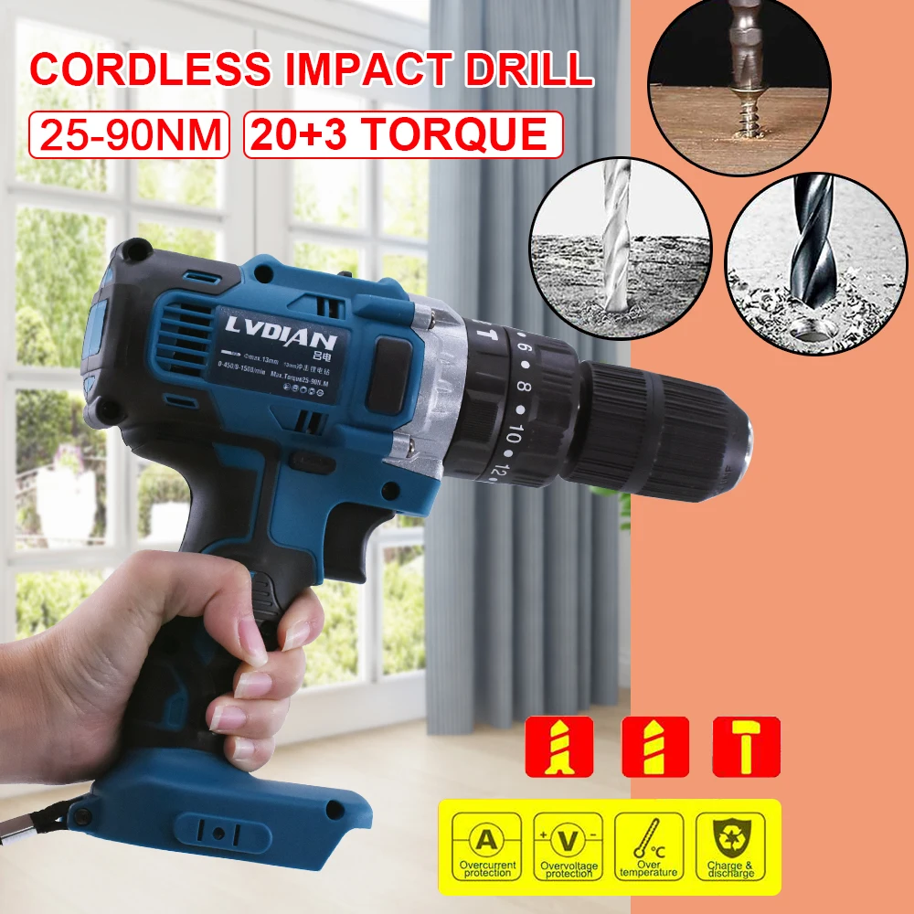 21V Max Wireless Rechargeable Electric Screwdriver