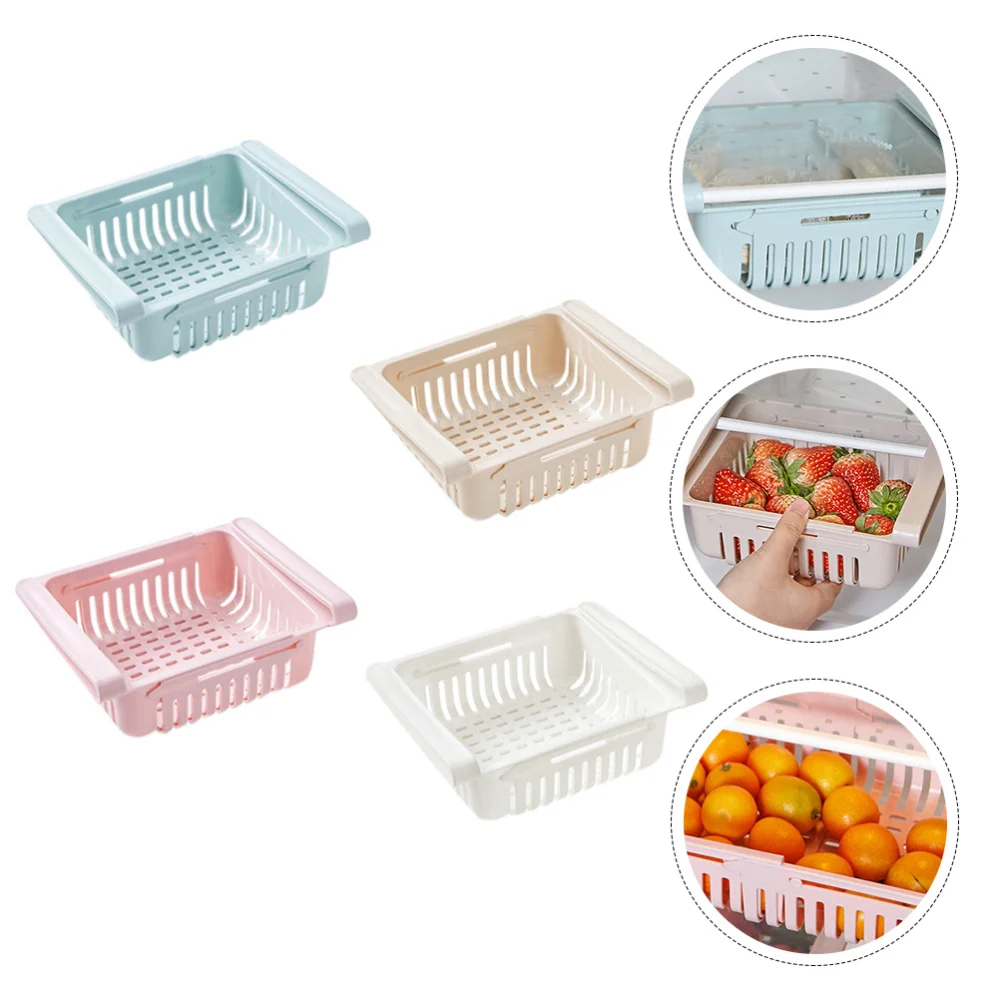 

4PCS Storage Rack Multi-functional Chic Lightweight Practical Durable Washable Organize Storage Rack Storage Rack for Home
