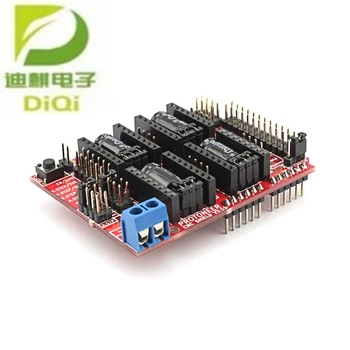 

Elecrow CNC Shield V3.51 for Arduino 3D Printer Development Board Micro Controllers GRBL v0.9 Compatible Uses Pololu Drivers