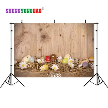 

SHENGYONGBAO Vinyl Custom Photography Backdrops Prop Easter day Theme Digital Photo Studio Background 10533