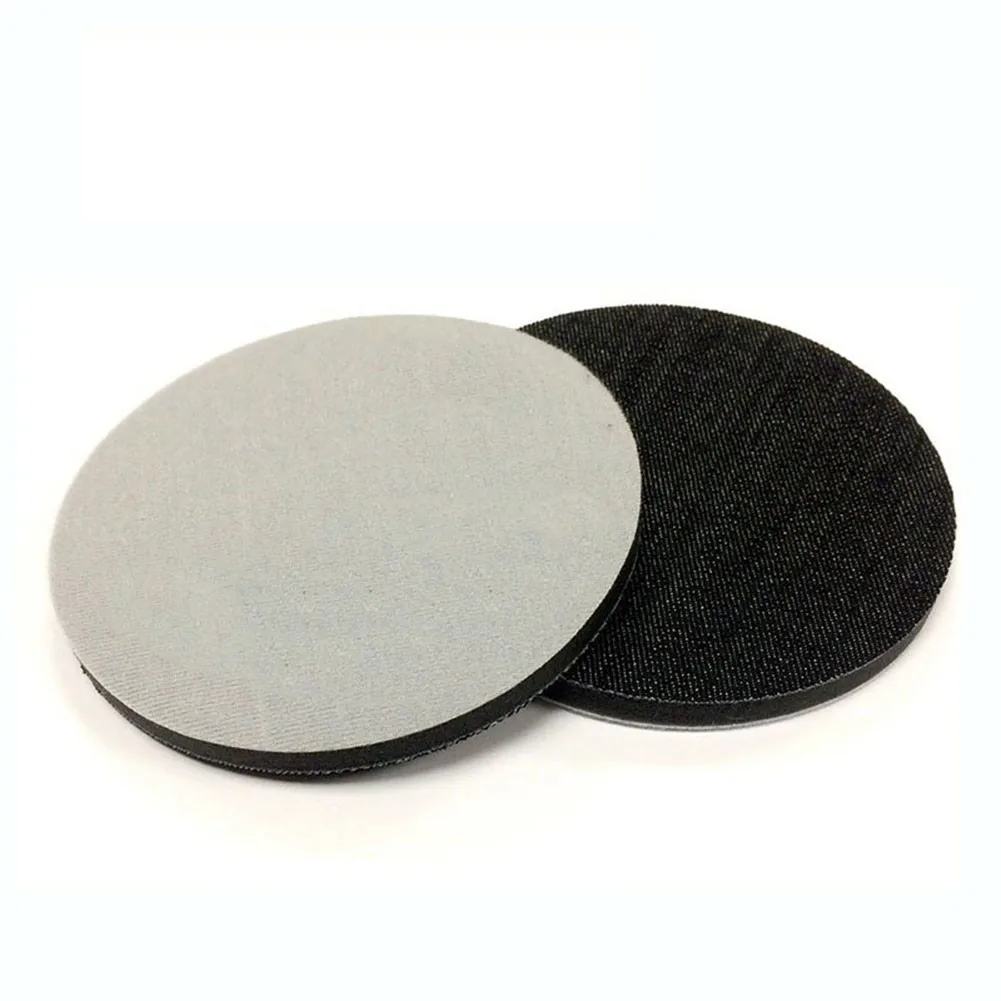 nu finish car polish 2pcs Denim Orange Peel Removal Pad Car Polishing Pad 3/4/5/6/7inch Single Wetsanding Alternative Backing Plate Car Polisher car windshield cleaner