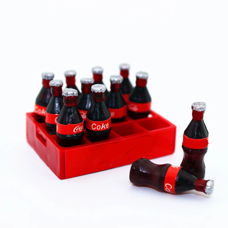 

RC Accessories Mini Coke Bottle Tray Model for 1/10 Rock Crawler Tamiya CC01 Axial SCX10 RC4WD D90 D110 TF2 Traxxas TRX-4 Truck