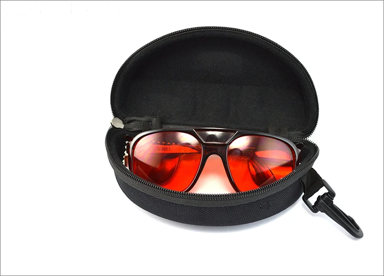 200-540nm/532nm New Laser Goggles Eye Protection Blue Lens For Preventing Red Lasers With Portable Carring Case Safety Glasses
