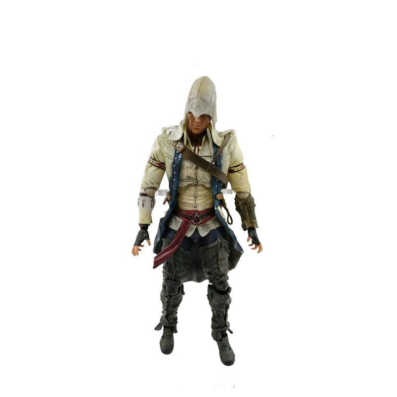 Фигурка Assassin Is Creed, PlayArts, Connor Kenway, подвижные игрушки, ПВХ, 27 см, модель, ПВХ, фильм, подарок, коллекционная кукла, Figma