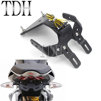 

LED License Plate Light Tail Tidy Fender Eliminator Kit Number Plate Frame For Aprilia RSV4 R/RF/RR Tuono V4R 1100 09-2017