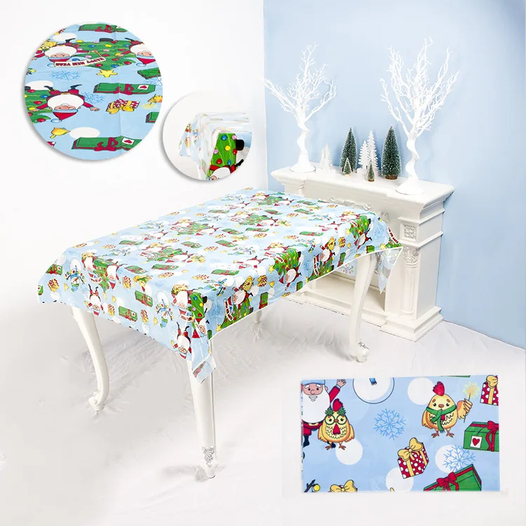 

Merry Christmas Decoration Tablecloth Christmas Tree Ornaments Santa Claus Christmas Accessories Xmas Navidad 2019 New Year 2020