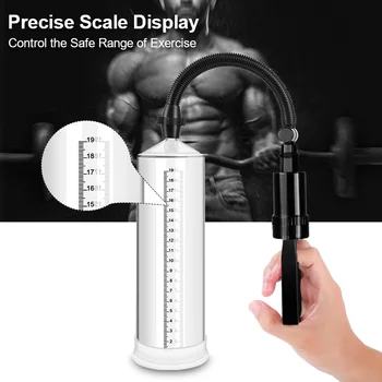 

Beilile Enlargerment Penis Pump With Sleeve Sex Toys For Men Male Masturbator Sex Products For Adults Penis Extender Pump