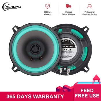 

1% Buy2 Universal 5“ 100W Car HiFi Coaxial Speaker Vehicle Door Auto Audio Music Stereo Full Range Frequency Speakers for Cars
