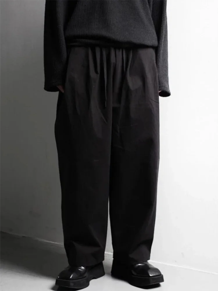 Men Straight Leg Pants Wide Leg Pants Spring And Autumn New Retro Japanese Casual Fashion Loose Large Size Suit Pants
