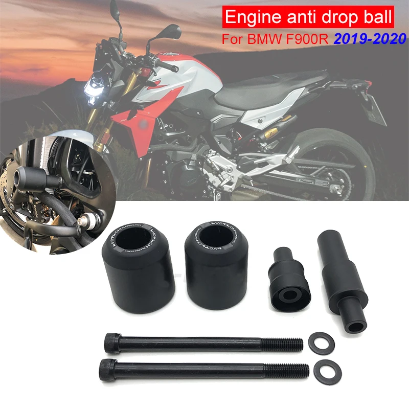 For BMW F900R F 900 R 2019 2020 refitted motorcycle engine anti drop ball and CNC anti Drop Stick Crash Falling protection ball