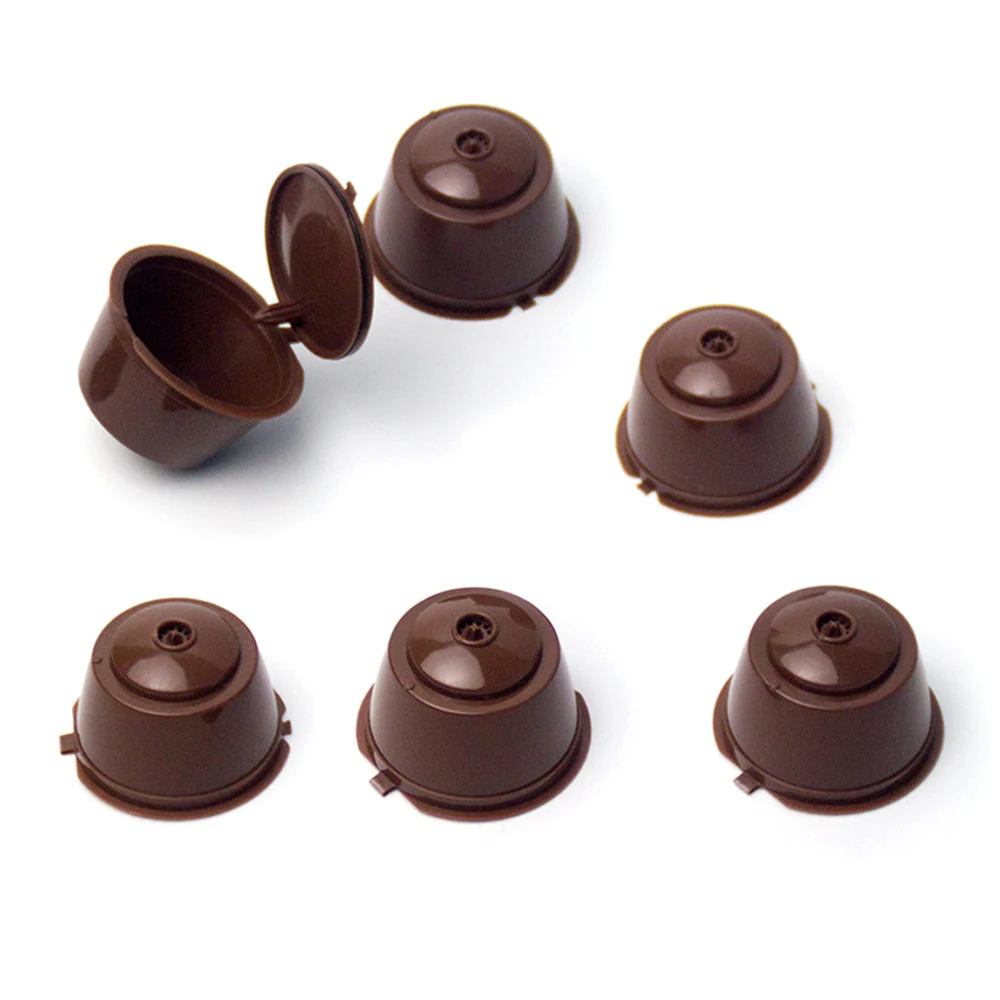 

6 pack Coffee Filter Cup Coffee Filter Coffee Capsule Cup Coffee Capsule Plastic Capsule Refillable Reusable