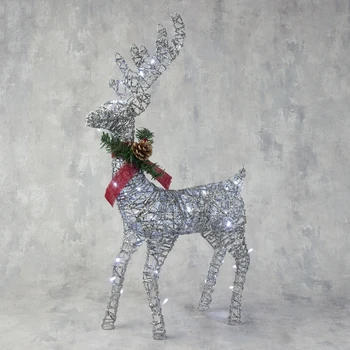 

Figure "Silver Deer", 60 cm, 40 LED, 220 V, WHITE