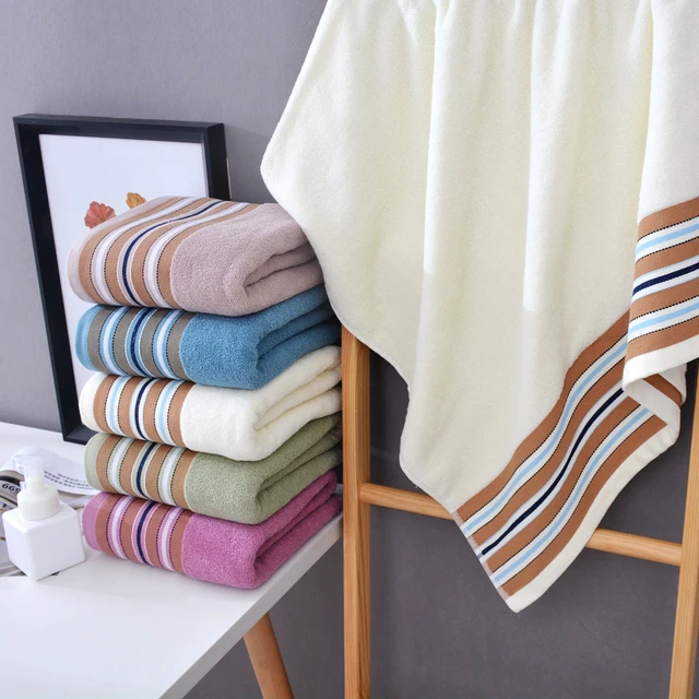 70*140cm Large Bath Towel Soft Comfortable Turkish Cotton Bath Towels  Luxury Hotelbathroom Household Quick-drying Beach Towel - AliExpress