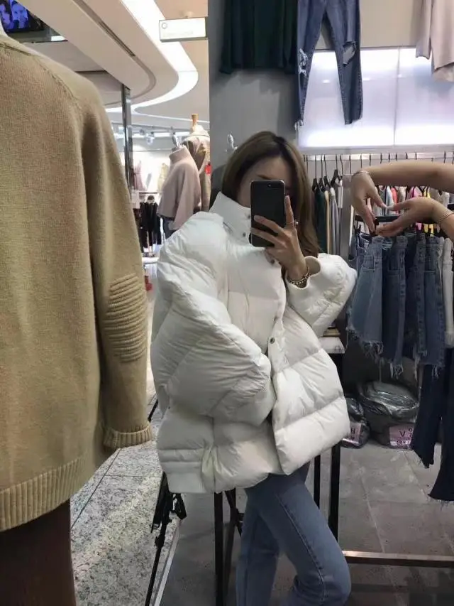 

Special Offer Dongdaemun Winter Style Loose Bat Sleeve Deconstructable Sleeves Waistcoat Double Purpose Cotton Coat Cotton-padde