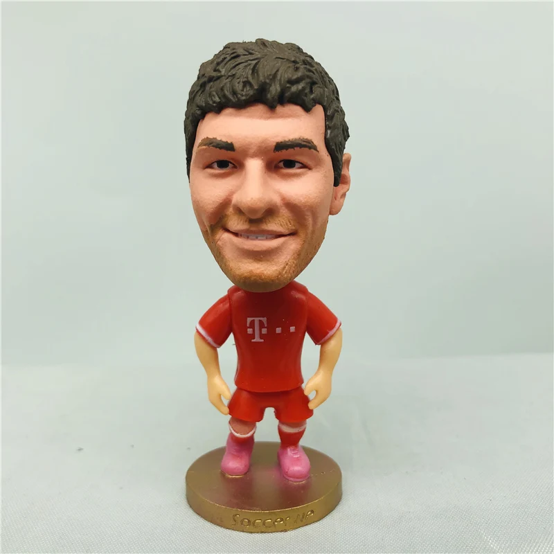 1pc Soccerwe Dolls 6.5cm Action Hand Arm Head Joint Soccer Star Figures DE&FR League 2022 New Toy paper doll Dolls