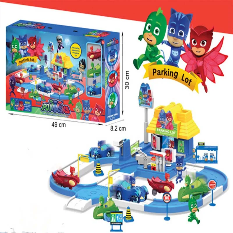 PJ Masks герои Pj Mask Juguete дети Коннор Грег Амайя Сова девушки герой ABS ребенок парковка набор игрушки для детей девочек мальчиков S01