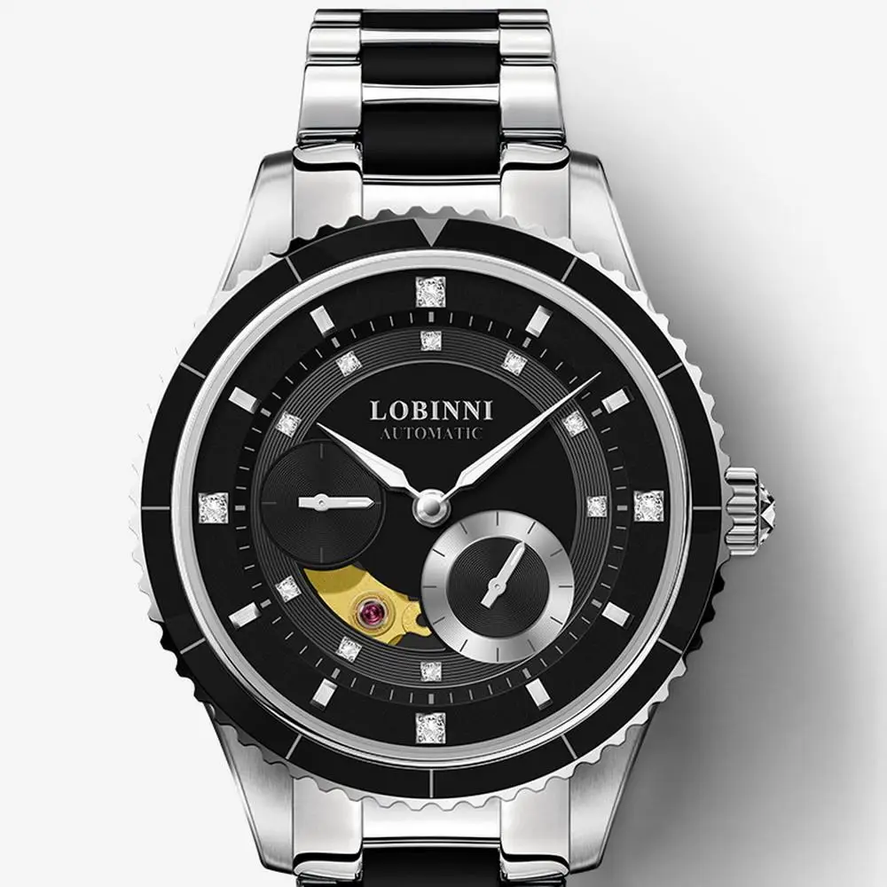 women watch p3 Наручные часы для женщин, автоматические часы для женщин LOBINN, женские Роскошные водонепроницаемые механические часы, наручные часы со стальным ремешком - Цвет: women watch p3