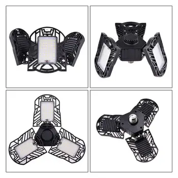 

144LED 80W E26 UFO LED High Bay Light Garage Lamp AC85-265V Waterproof Industrial Lighting 8000LM For Warehouses Ceiling Light