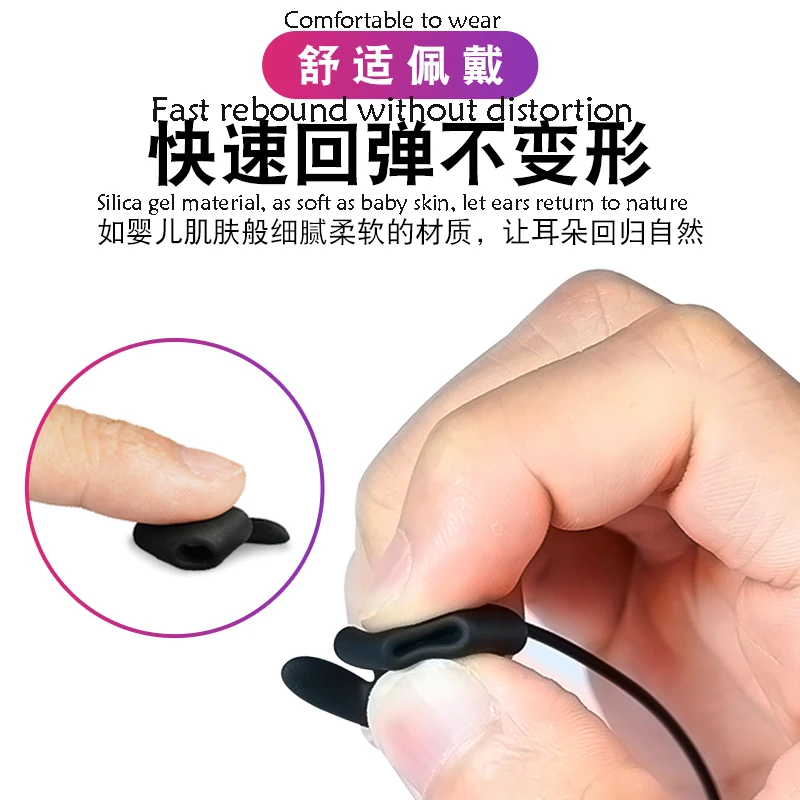 Wireless Bluetooth Headset Soft Silicone Headphones Hi Fi Bluetooth Sleep Headset Apple Android Compatibility Sleep headphones