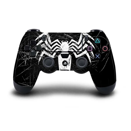 Venom защита для кожи наклейка s для Playstation 4 PS4/PS4 Pro/PS4 тонкий контроллер защитный чехол для джойстика стикер аксессуары - Цвет: QBTM1037-1pcs