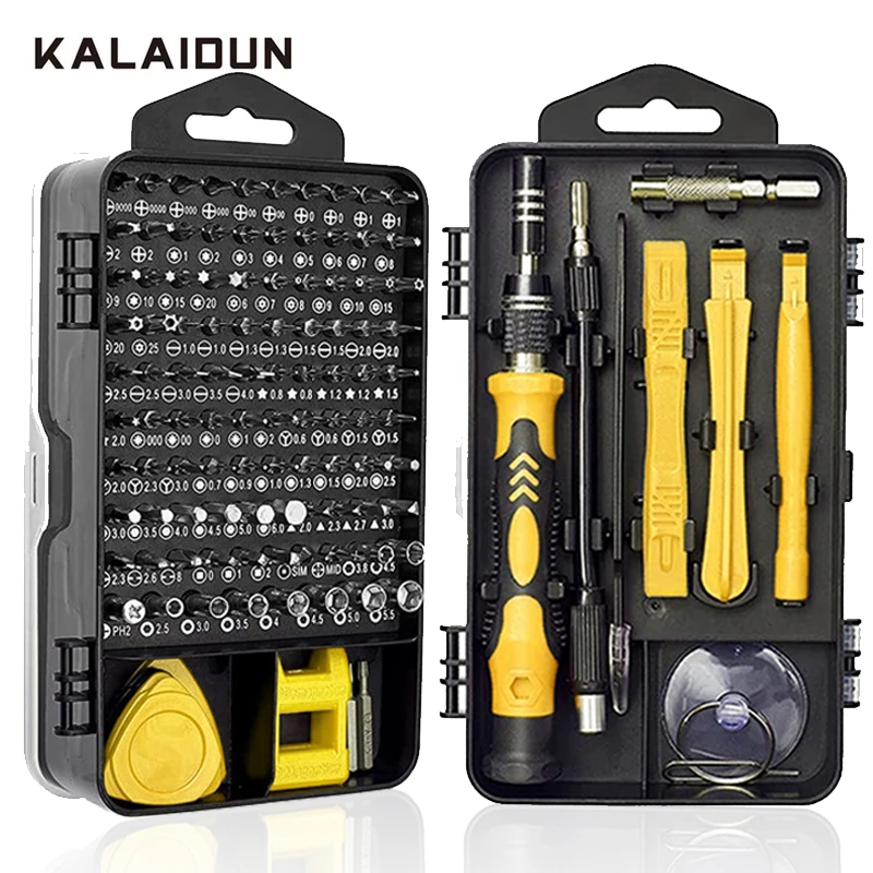 Набор прецизионных отверток KALAIDUN 122/115 набор магнитных Phillips для ремонта телефонов