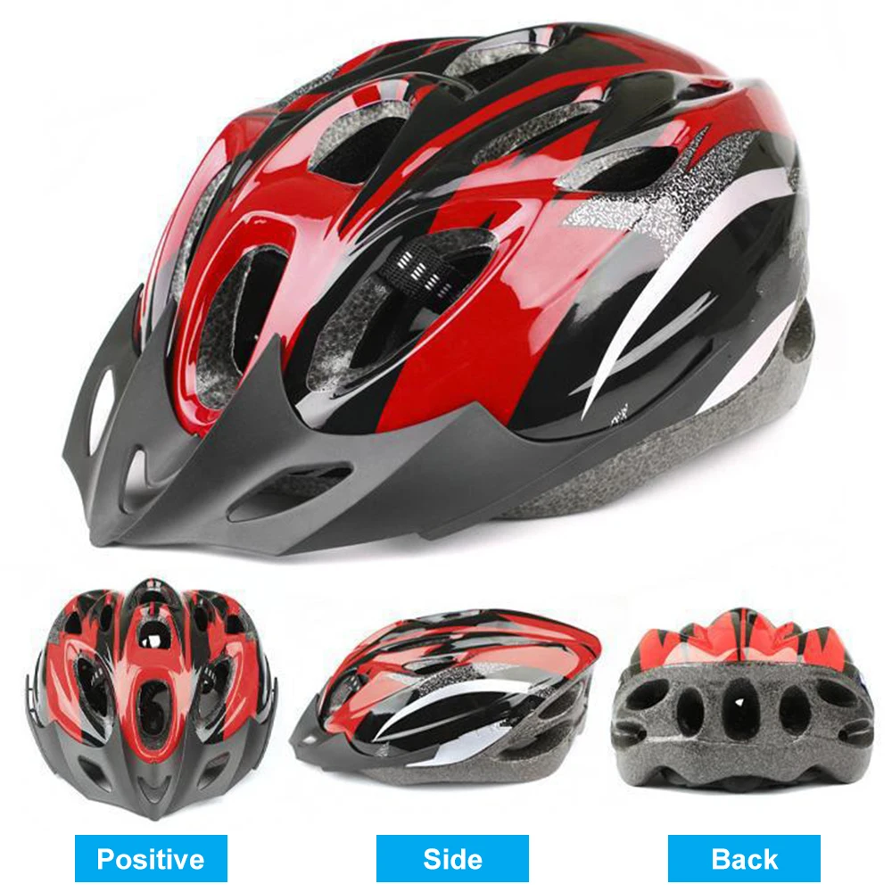 

Bicycle Helmet Adult Adjustable Bike Accessories Sport Cycling Helmets MTB Mountain Road Safety Helmet 54-60cm Unisex