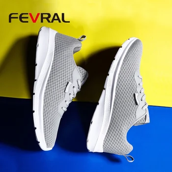 

FEVRAL Summer Men's Shoes Trendy Shoes 2020 New Style Korean Trend Casual Sport Sneakers Punched Sheet Shoes Running Versatile