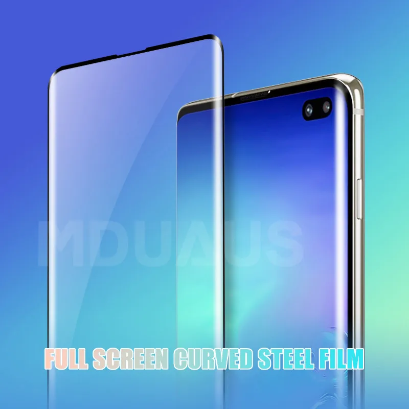 100D полное покрытие экрана протектор Закаленное стекло для samsung Galaxy S10 S9 S8 Plus S10e S7 Edge A6 A8 защитное стекло пленка