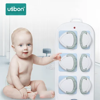 

Usbon 24pcs EU Power Socket Electrical Outlet Baby Safety Guard Protection Anti Electric Shock Plugs Protector Cover
