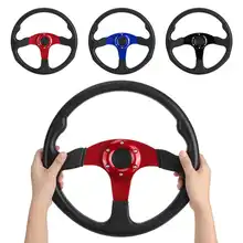 Steering Wheel 350mm/14in Racing Car Sport Steering Wheel Deep Dish 6 Bolts Universal Modified Accessory New Arrivals