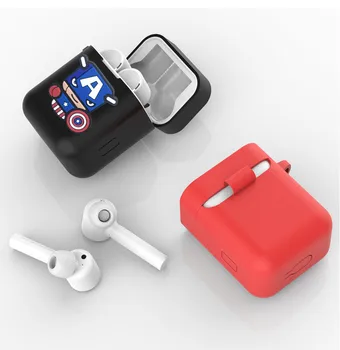 

Cartoon Silicone Case Cover For Xiaomi Mi AirDots True Wireless Bluetooth Earphone Shockproof Bag for Xiaomi Mi Air Charging Box