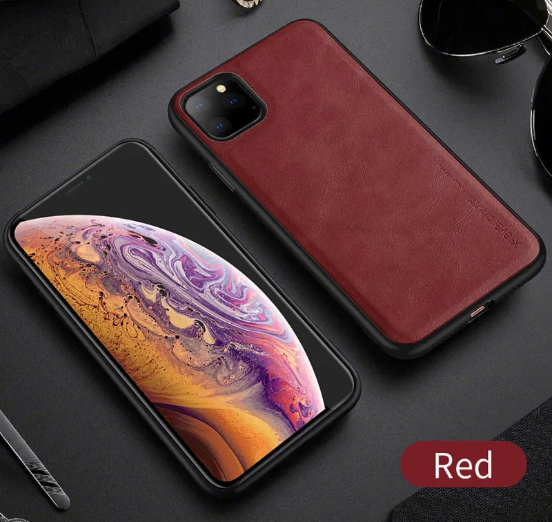Red X-Level винтажный Чехол для iPhone 11 Pro Max Ретро X уровень Матовый кожаный защитный чехол - Цвет: Red