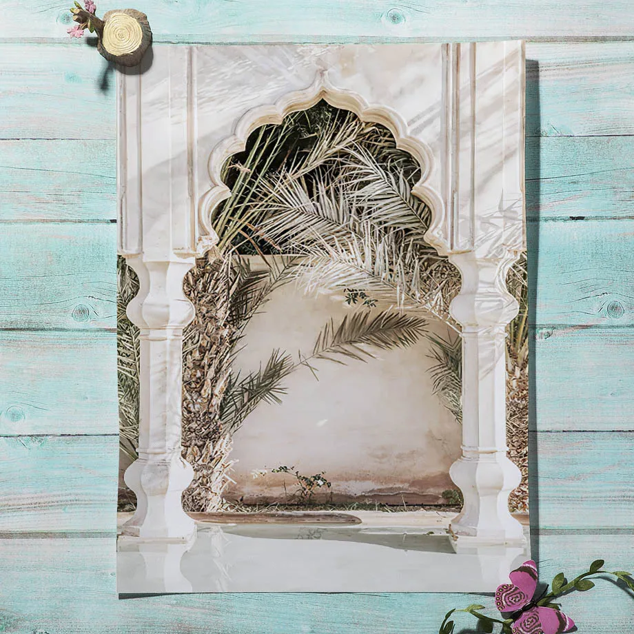 Golden-Palm-Tree-Leaves-Abstract-Line-Lady-Nordic-Poster-Heritage-Wall-Art-Print-Canvas-Painting-Dec