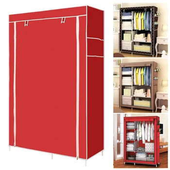 

Bedroom Non-woven Wardrobe Fabric Closet Multi-purpose Portable Folding Dustproof Waterproof Clothing Storage Cabinet Furniture