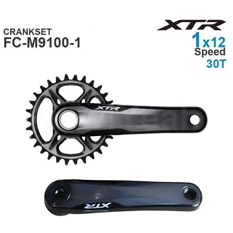 Shimano XTR クランクセット XTR クランクセット 162 mm Qファクター 48.8 mm チェーンライン