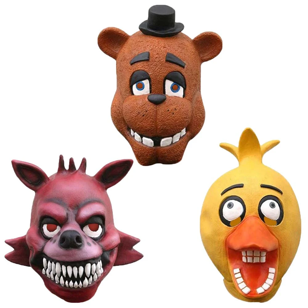 Animals Bear Fox Rabbit Duck Chicken Toys Halloween Horror Mask Brinqudoes Bebe Action Figures Aliexpress