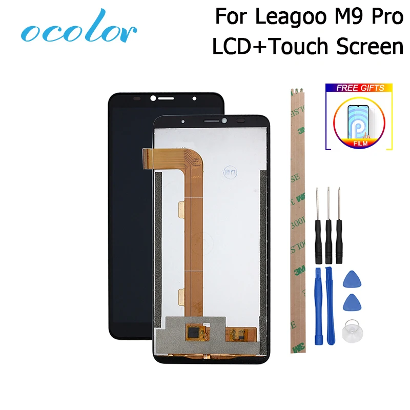 Ocolor для Leagoo M9 Pro ЖК-дисплей и сенсорный экран замена дигитайзера+ Инструменты+ клей для телефона Leagoo M9 Pro+ пленка