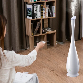 220V Floor Stand Smart Remote Control Air Humidifier 5L 30W Air Mist Maker 4 Layers Water Filter/Automatic Humidistat