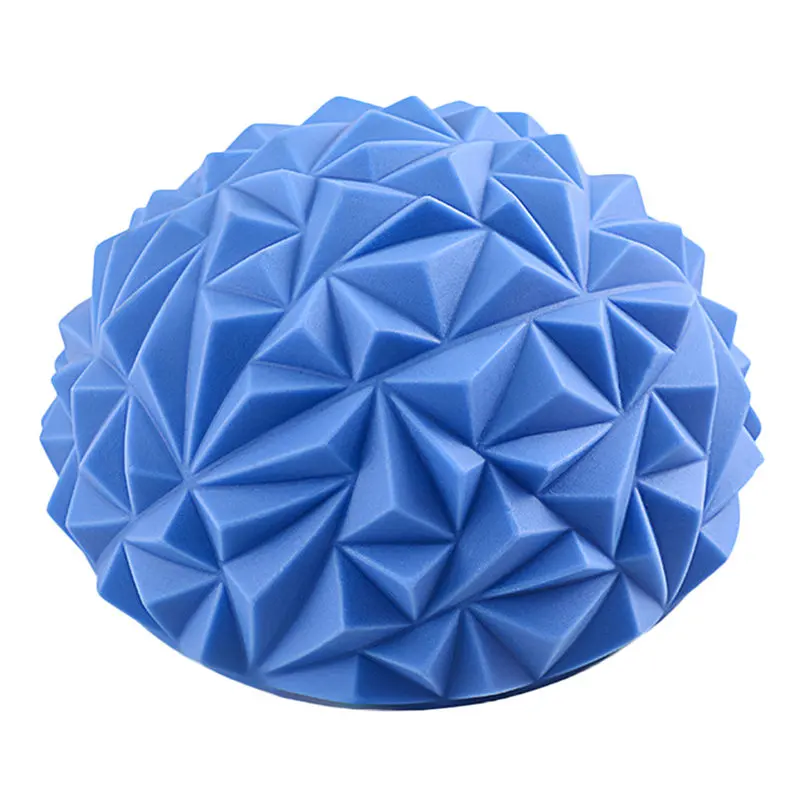 Мяч для йоги физический фитнес-прибор мяч для тренировки баланса ПВХ триггер для ног точка снятия стресса Массажер для йоги 7 - Цвет: Blue