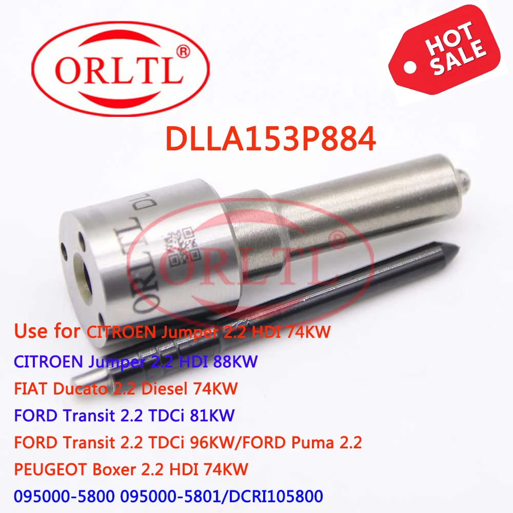 Форсунка ORLTL DLLA153P884 (093400 8840) форсунки системы питания с общей топливной